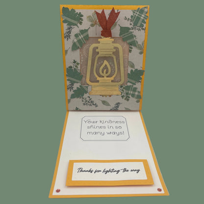 LIGHT UP EASEL Card-Lantern