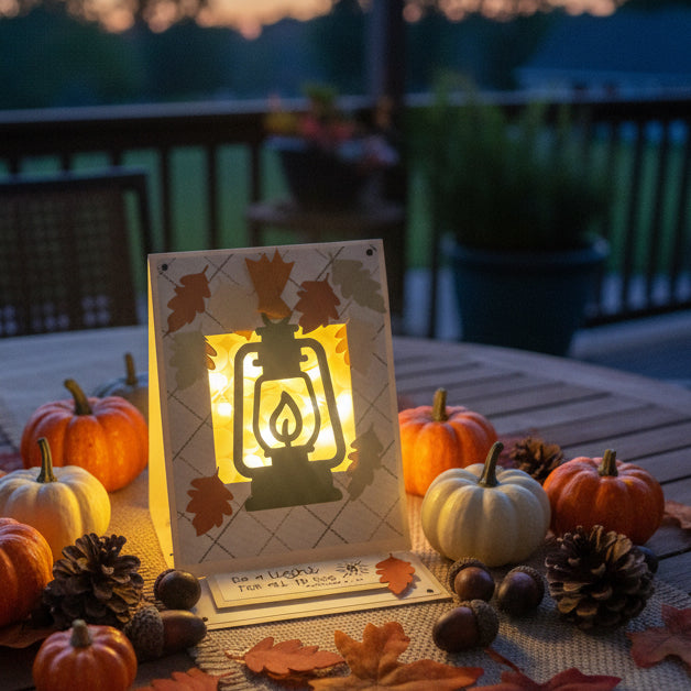 LIGHT UP EASEL Card-Lantern