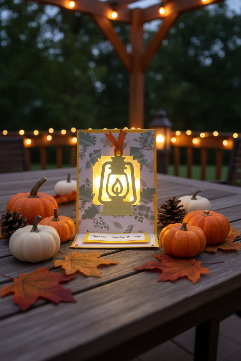 LIGHT UP EASEL Card-Lantern