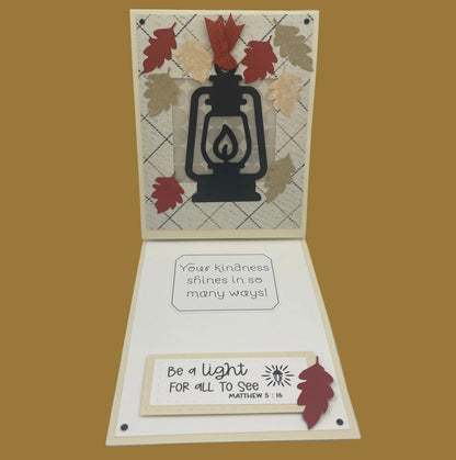 LIGHT UP EASEL Card-Lantern