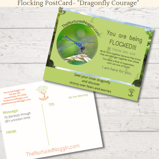 DRAGONFLY FLOCKING CARD