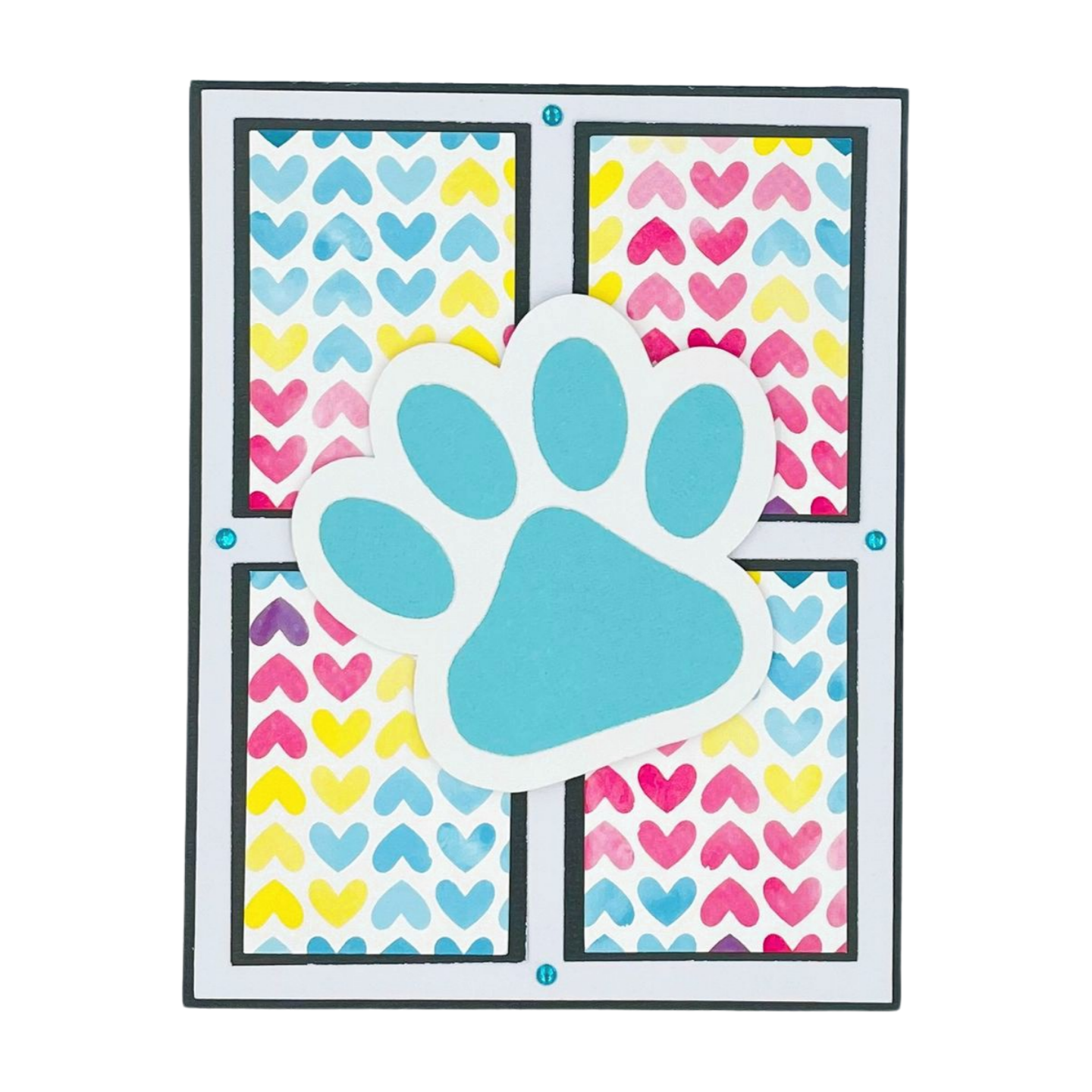 "PAWPRINT SYMPATHY" Personalized Comfort Card