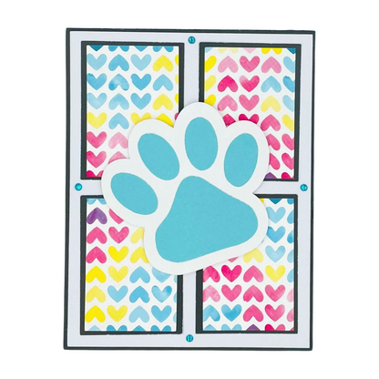 "PAWPRINT SYMPATHY" Personalized Comfort Card