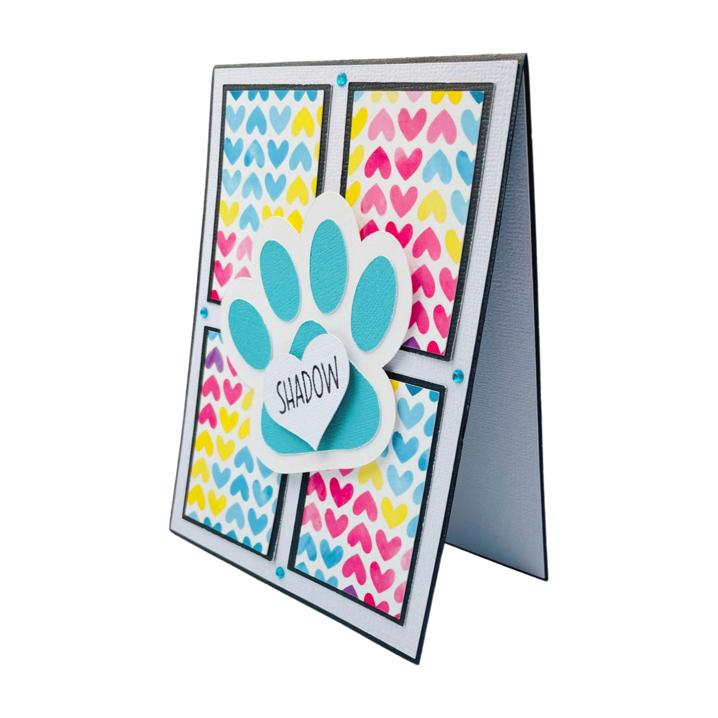 "PAWPRINT SYMPATHY" Personalized Comfort Card