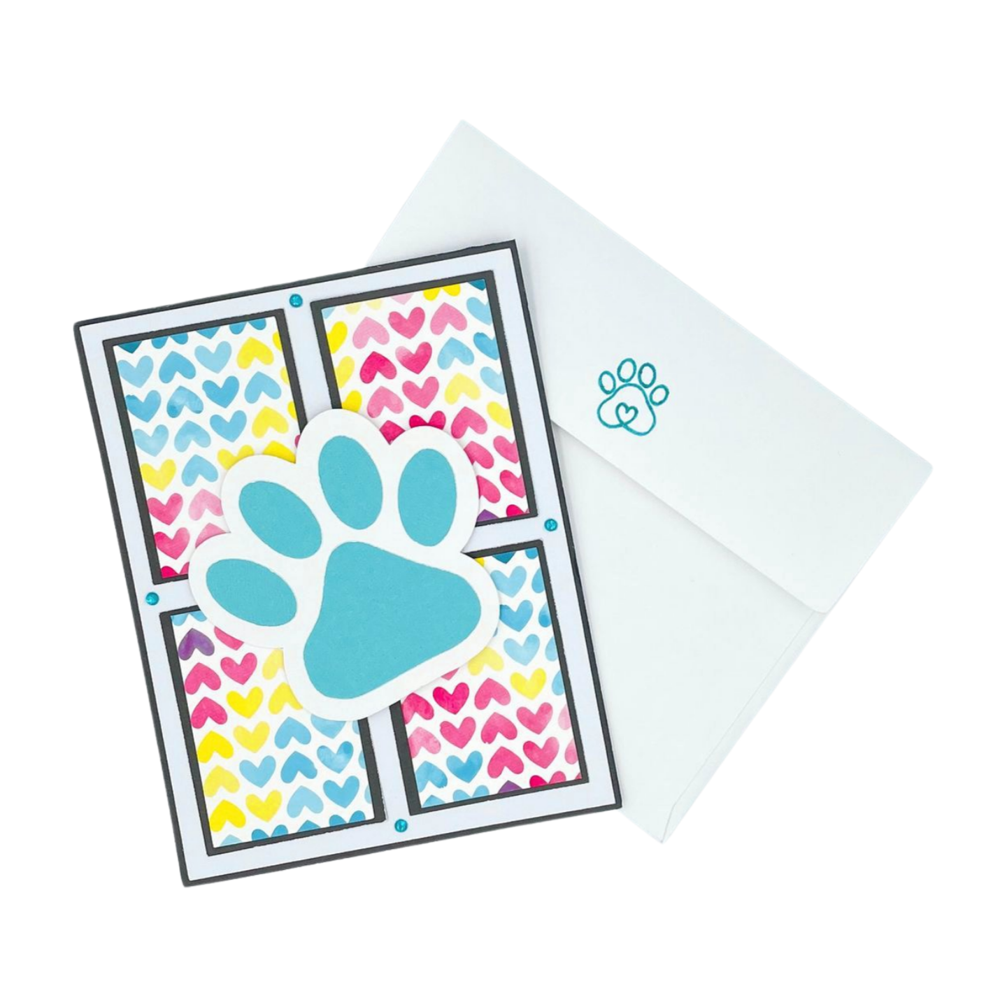 "PAWPRINT SYMPATHY" Personalized Comfort Card