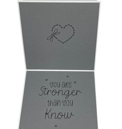 "DRAGONFLY STRENGTH" Stand Up Comfort Card