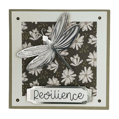 Front view of dragonfly card