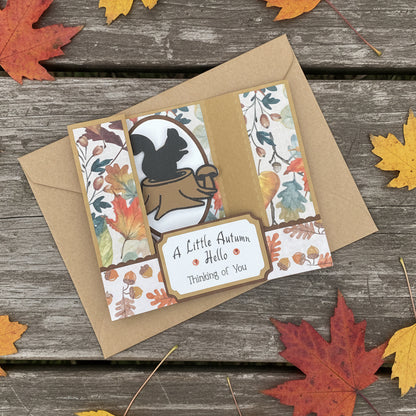 SQUIRREL Mini Shadowbox Card