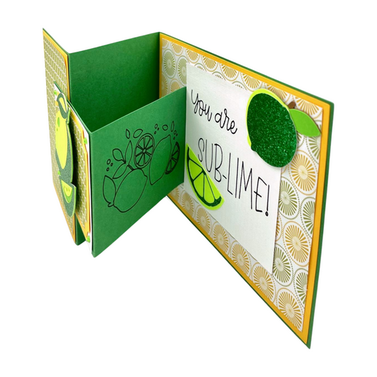 "SUBLIME"  Z-Fold Comfort Card