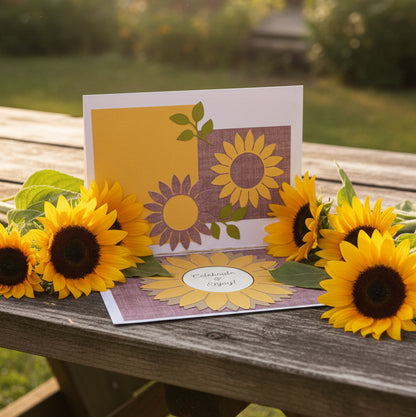SUNFLOWER HAPPY MOMENTS BIRTHDAY Card