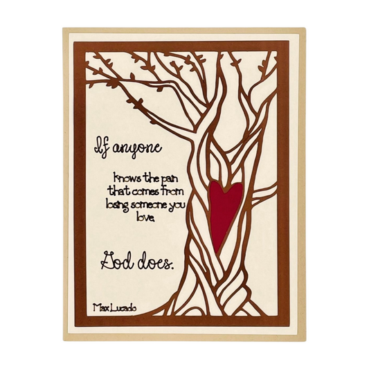 "SYMPATHY TREE" Comfort Card