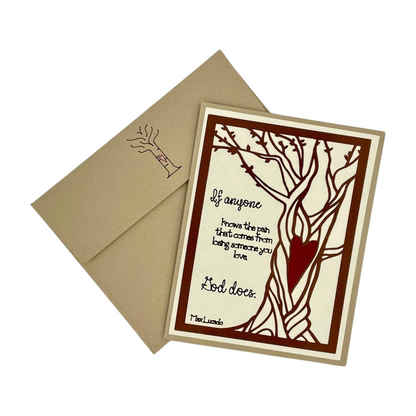 "SYMPATHY TREE" Comfort Card