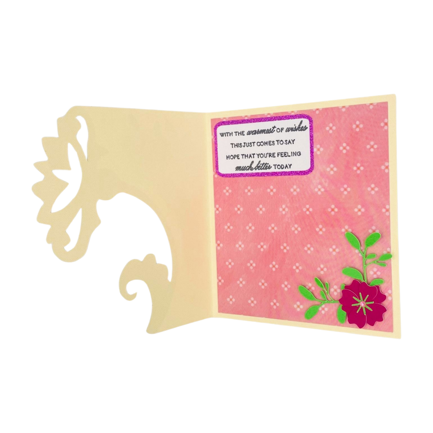 THINKING OF YOU FLOWER  Comfort Card