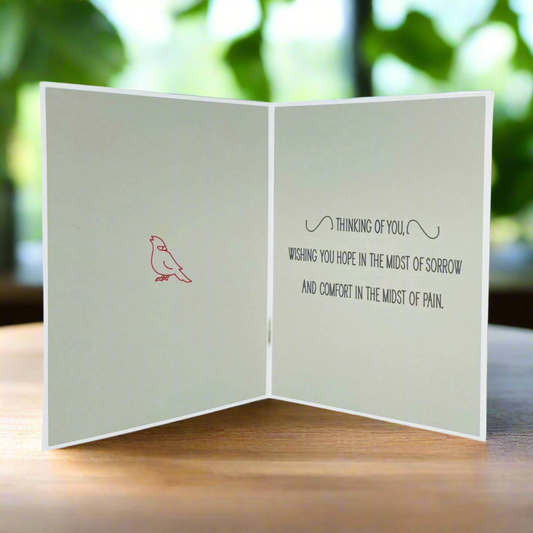 CARDINAL Sympathy Card