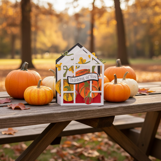 INTRICATE PUMPKIN POP OUT CARD