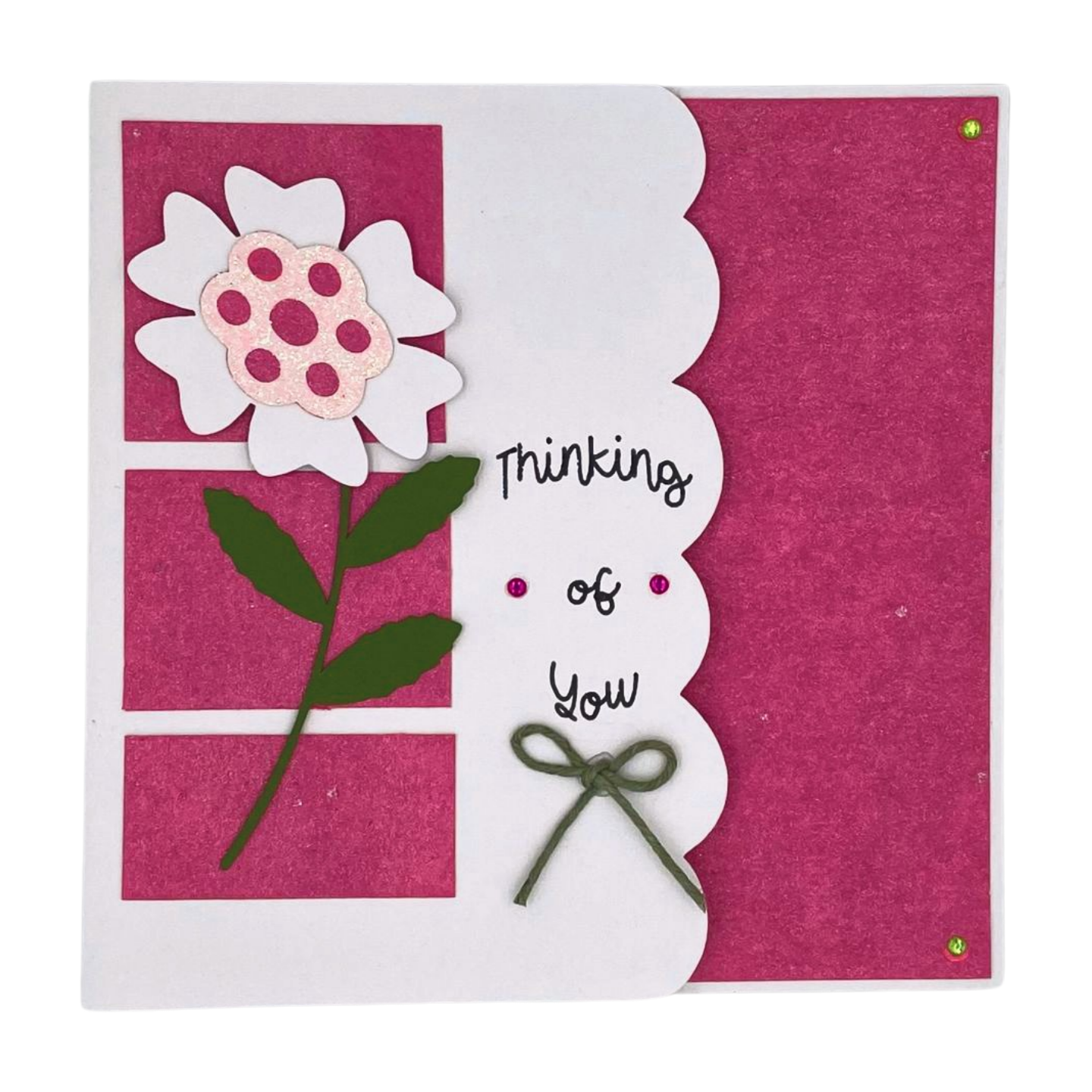 "THINKING OF YOU" Pink Comfort Card