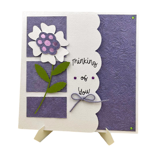 "THINKING OF YOU" Purple Comfort Card