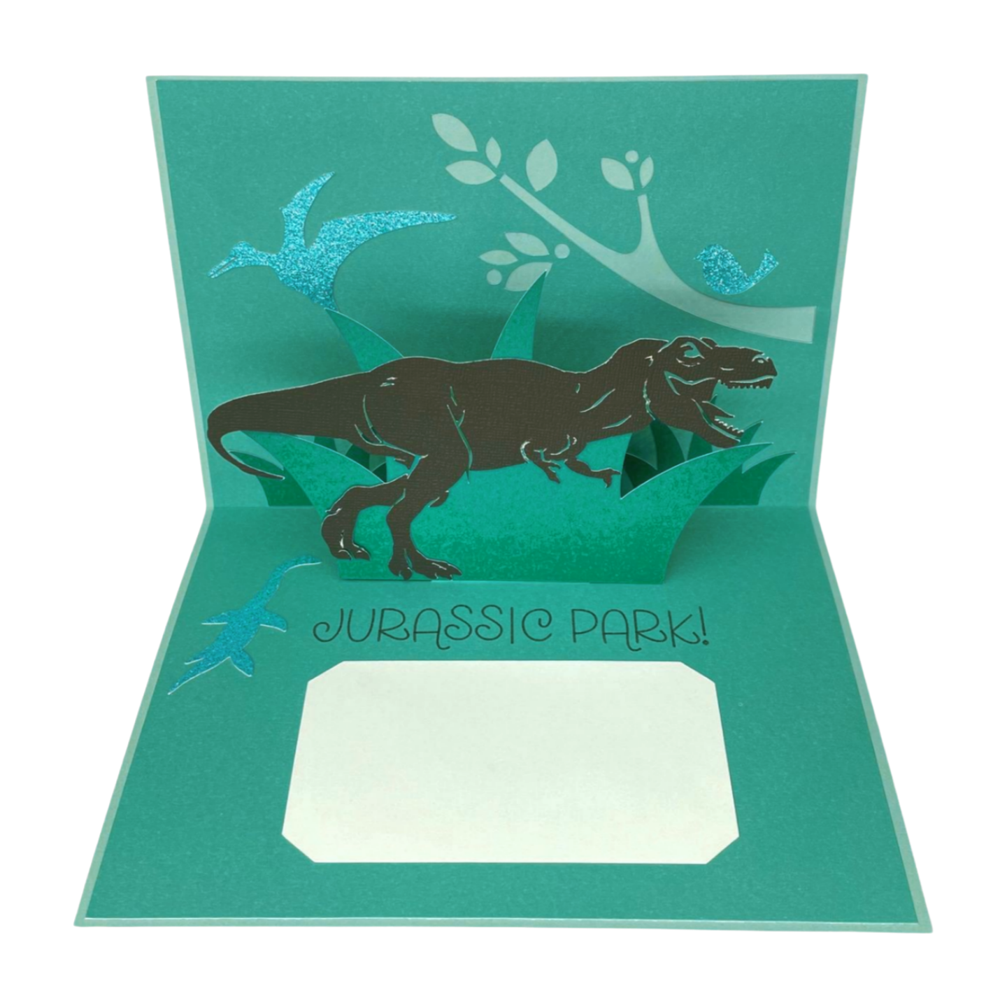 "WALK IN THE PARK" Simple Pop Up Comfort Card