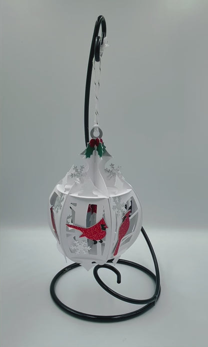 CARDINAL MEMORY ORNAMENT